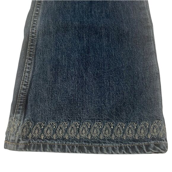 Old Navy Embroidered Bootcut Jeans Women’s 4 Y2K Vintage Rare Festival Denim - Picture 8 of 13